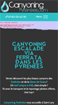 Mobile Screenshot of canyoningpyrenees.com
